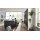 Interliving Küche Serie 3101 mit SIEMENS Einbaugeräten Schwarz & Beton – zweizeilig