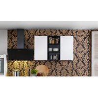 EXPRESS KÜCHEN Einbauküche Star mit privileg-Geräten Weiß - Länge ca. 335 cm