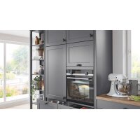 nobilia® Einbauküche Nordic mit SIEMENS Elektrogeräten Schiefergrau & Taxus - Länge ca. 539 cm