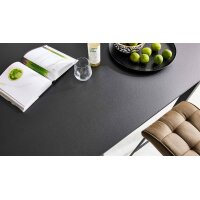 Interliving Küche Serie 3104 mit AEG Einbaugeräten Mattschwarz – zweizeilig