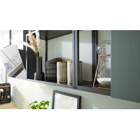 Interliving Küche Serie 3059 mit Einbaugeräten Black Green - Stellfläche ca. 220 x 480 cm
