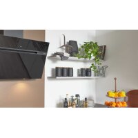 Culineo® Einbauküche C317 mit beko Einbaugeräten Steingrau & Eiche Sierra - Stellfläche ca. 365 x 363 cm