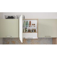 Culineo® Einbauküche C357 mit beko Einbaugeräten Jade & Eiche San Remo - Stellfläche ca. 305 x 310 cm