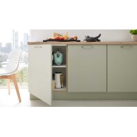Culineo® Einbauküche C357 mit beko Einbaugeräten Jade & Eiche San Remo - Stellfläche ca. 305 x 310 cm