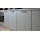 Culineo® Einbauküche C615 mit privileg Einbaugeräten Taupegrau & Basalt taupegrau - Länge ca. 390 cm