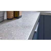 Culineo® Einbauküche C945 mit privileg Einbaugeräten Fjordblau - Stellfläche ca. 310 x 305 cm