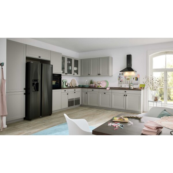 Culineo® Einbauküche C684 mit gorenje Einbaugeräten Steingrau - Stellfläche ca. 420 x 335 cm