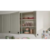Culineo® Einbauküche C684 mit gorenje Einbaugeräten Steingrau - Stellfläche ca. 420 x 335 cm