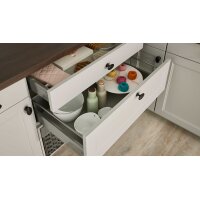 Culineo® Einbauküche C684 mit gorenje Einbaugeräten Steingrau - Stellfläche ca. 420 x 335 cm