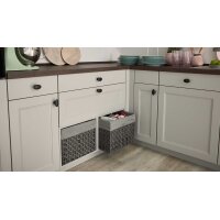 Culineo® Einbauküche C684 mit gorenje Einbaugeräten Steingrau - Stellfläche ca. 420 x 335 cm