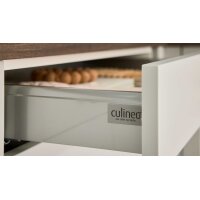 Culineo® Einbauküche C684 mit gorenje Einbaugeräten Steingrau - Stellfläche ca. 420 x 335 cm