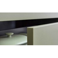 Interliving Küche Serie 3065 mit SIEMENS-Einbaugeräten Olive & Eiche Ventura – Stellfläche ca. 350 x 278 cm