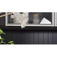 Interliving Küche Serie 3067 mit AEG Einbaugeräten schwarze Esche – zweizeilig