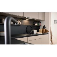 Interliving Küche Serie 3106 mit Miele-Einbaugeräten Lava & Nussbaum Kuba - zweizeilig