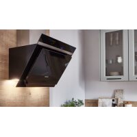 nobilia® Einbauküche Cascada mit SIEMENS-Elektrogeräten Steingrau & Master Oak - Stellfläche ca. 230 x 370 cm
