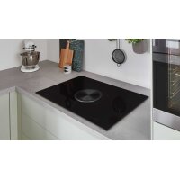 nobilia® Einbauküche Senso mit BORA Muldenlüfter Mineralgrün & Taxus - Stellfläche ca. 290 x 305 cm