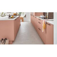 nobilia® Einbauküche Senso mit AEG Elektrogeräten Koralle & Walnuss - zweiteilig