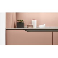 nobilia® Einbauküche Senso mit AEG Elektrogeräten Koralle & Walnuss - zweiteilig