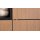 Interliving Küche Serie 3075 mit AEG-Einbaugeräten Stripe Wood Crema & Weiß – zweizeilig