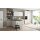 Culineo® Einbauküche C615 mit AEG Einbaugeräten Sand & taupefarbenes Stripewood - Stellfläche ca. 442 x 200 cm