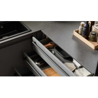 Culineo® Einbauküche C357 mit SIEMENS Einbaugeräten Schiefergrau - Stellfläche ca. 250 x 275 cm