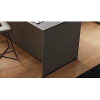 Culineo® Einbauküche C357 mit SIEMENS Einbaugeräten Schiefergrau - Stellfläche ca. 250 x 275 cm