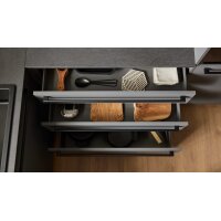 Culineo® Einbauküche C357 mit SIEMENS Einbaugeräten Schiefergrau - Stellfläche ca. 250 x 275 cm