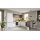 Culineo® Einbauküche C187 mit Einbaugeräten Weiß & Nussbaum Milano - Stellfläche ca. 335 x 305 cm