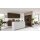 Interliving Küche Serie 3112 mit SIEMENS Einbaugeräten Noce Marone & weißer Beton - dreizeilig