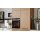 Interliving Küche Serie 3082 mit SIEMENS Einbaugeräten Mattweiß & Stripe Wood Crema - Stellfläche ca. 248 x 463 cm