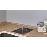 nobilia® Hauswirtschaftsraum-Lösung Easytouch Mineralgrün & Eiche San Remo - Stellfläche ca. 275 x 247 cm