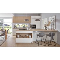 nobilia® Einbauküche Novalux mit gorenje...