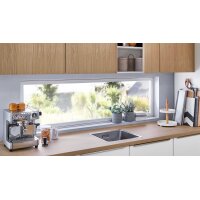 nobilia® Einbauküche Novalux mit gorenje Elektrogeräten Weiß & Eiche Como - zweiteilig