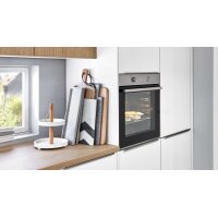 nobilia® Einbauküche Novalux mit gorenje Elektrogeräten Weiß & Eiche Como - zweiteilig