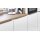 nobilia® Einbauküche Novalux mit gorenje Elektrogeräten Weiß & Eiche Como - zweiteilig