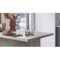 nobilia® Einbauküche Senso mit Elektrogeräten, z. B. Kühlschrank Schiefergrau - zweiteilig