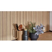 nobilia® Einbauküche Senso mit JUNKER Elektrogeräten, z. B. Backofen Sky, Eiche Como & Stripewood light - Stellfläche ca. 310 x 245 cm