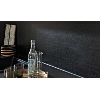nobilia® Einbauküche Softline mit Elektrogeräten, z. B. Kühlschrank Seidengrau - Länge ca. 390 cm