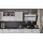 nobilia® Einbauküche Softline mit Elektrogeräten, z. B. Kühlschrank Seidengrau - Länge ca. 390 cm