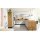 Interliving Küche Serie 3086 mit SIEMENS-Einbaugeräten Platingrau & Eiche Ventura – Stellfläche ca. 350 x 278 cm