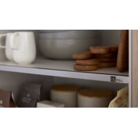 Interliving Küche Serie 3085 mit SIEMENS Einbaugeräten Sahara & Natureiche – zweizeilig