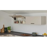 Culineo® Einbauküche C615 mit Einbaugeräten Sand - Stellfläche ca. 370 x 395 cm