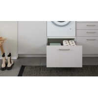 Culineo® Hauswirtschaftsraum C615 mit Edelstahlbecken Seidengrau & Eiche Como - Stellfläche ca. 328 x 187 cm