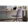 Culineo® Einbauküche C357 mit Homeoffice-Platz Schiefergrau & Schwarzglas - dreizeilig