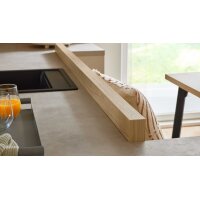 Culineo® Einbauküche C945 mit beko Einbaugeräten Sand - Stellfläche ca. 377 x 300 cm