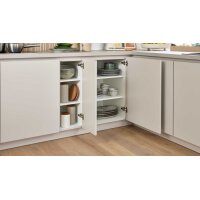 Culineo® Einbauküche C945 mit beko Einbaugeräten Sand - Stellfläche ca. 377 x 300 cm