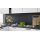 Culineo® Einbauküche C615 mit Einbaugeräten Weiß & Schiefergrau - Stellfläche ca. 245 x 246 cm