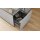 Culineo® Einbauküche C615 mit Einbaugeräten Seiden- & Schiefergrau - Stellfläche ca. 240 x 270 cm