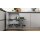 Culineo® Einbauküche C615 mit Einbaugeräten Seiden- & Schiefergrau - Stellfläche ca. 240 x 270 cm