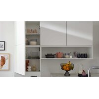 Interliving Küche Serie 3089 mit AEG-Einbaugeräten Weiß – Stellfläche ca. 220 x 480 cm